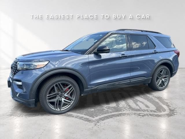 Used 2021 Ford Explorer ST with VIN 1FM5K8GC1MGA40496 for sale in Kansas City