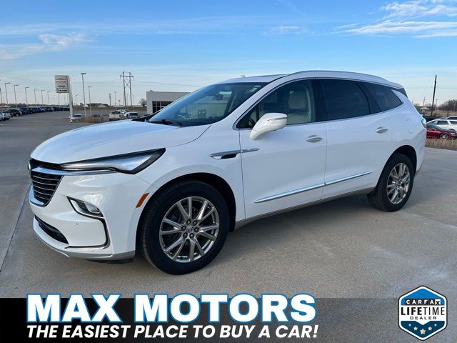 Used 2023 Buick Enclave Premium with VIN 5GAEVBKW3PJ137721 for sale in Kansas City