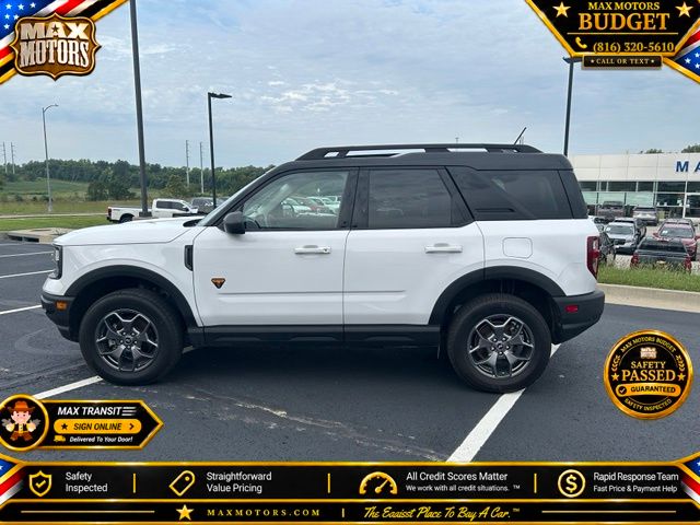 Used 2021 Ford Bronco Sport Badlands with VIN 3FMCR9D9XMRA50051 for sale in Kansas City