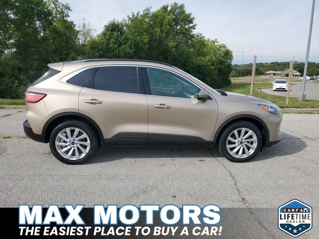 Used 2021 Ford Escape Titanium with VIN 1FMCU9J9XMUA25081 for sale in Kansas City