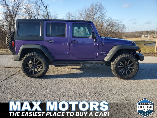 Certified 2018 Jeep Wrangler JK Unlimited Sport S with VIN 1C4BJWDG9JL883936 for sale in Kansas City