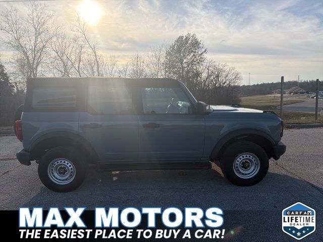 Certified 2023 Ford Bronco 4-Door Base with VIN 1FMDE5BH0PLA87454 for sale in Kansas City