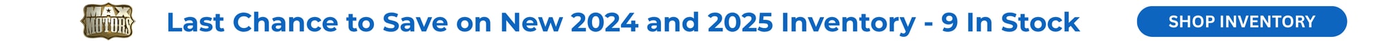 Max Motors Previous Model Year Sales Banner