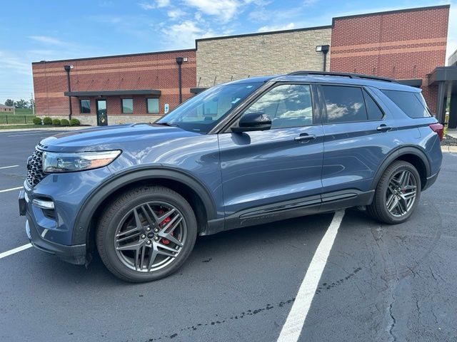 Used 2021 Ford Explorer ST with VIN 1FM5K8GC1MGA40496 for sale in Kansas City