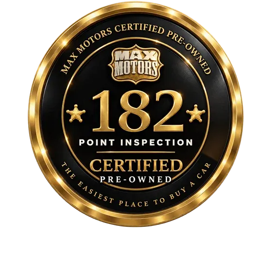 Max Certified Pre-Owned 182-Point badge