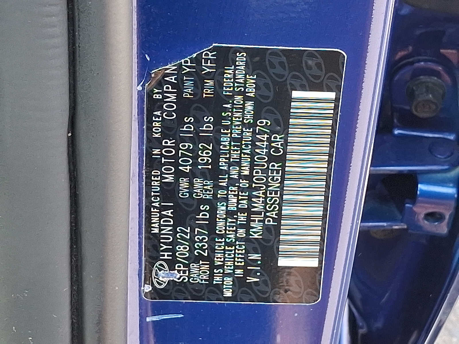 2023 Hyundai Elantra Blue - Photo 27
