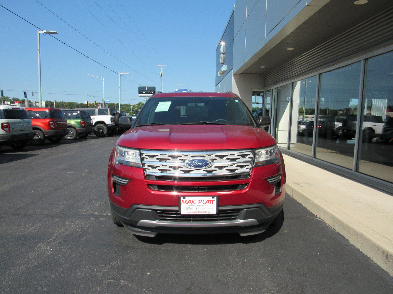 Used 2019 Ford Explorer XLT with VIN 1FM5K7D84KGB36095 for sale in Kendallville, IN