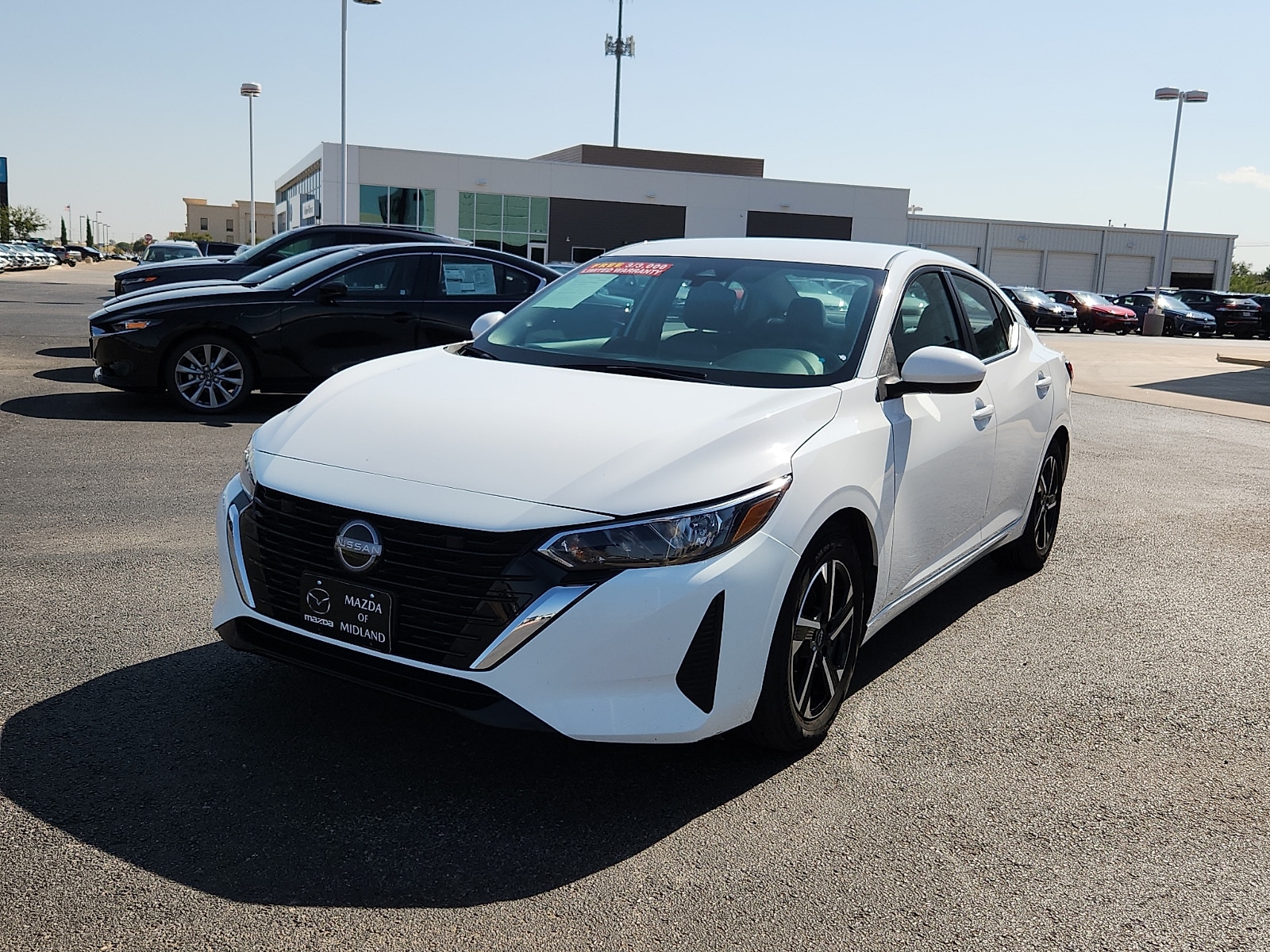 Used 2024 Nissan Sentra SV with VIN 3N1AB8CV3RY334744 for sale in Midland, TX