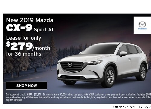 Mazda Of Ord New Car Specials