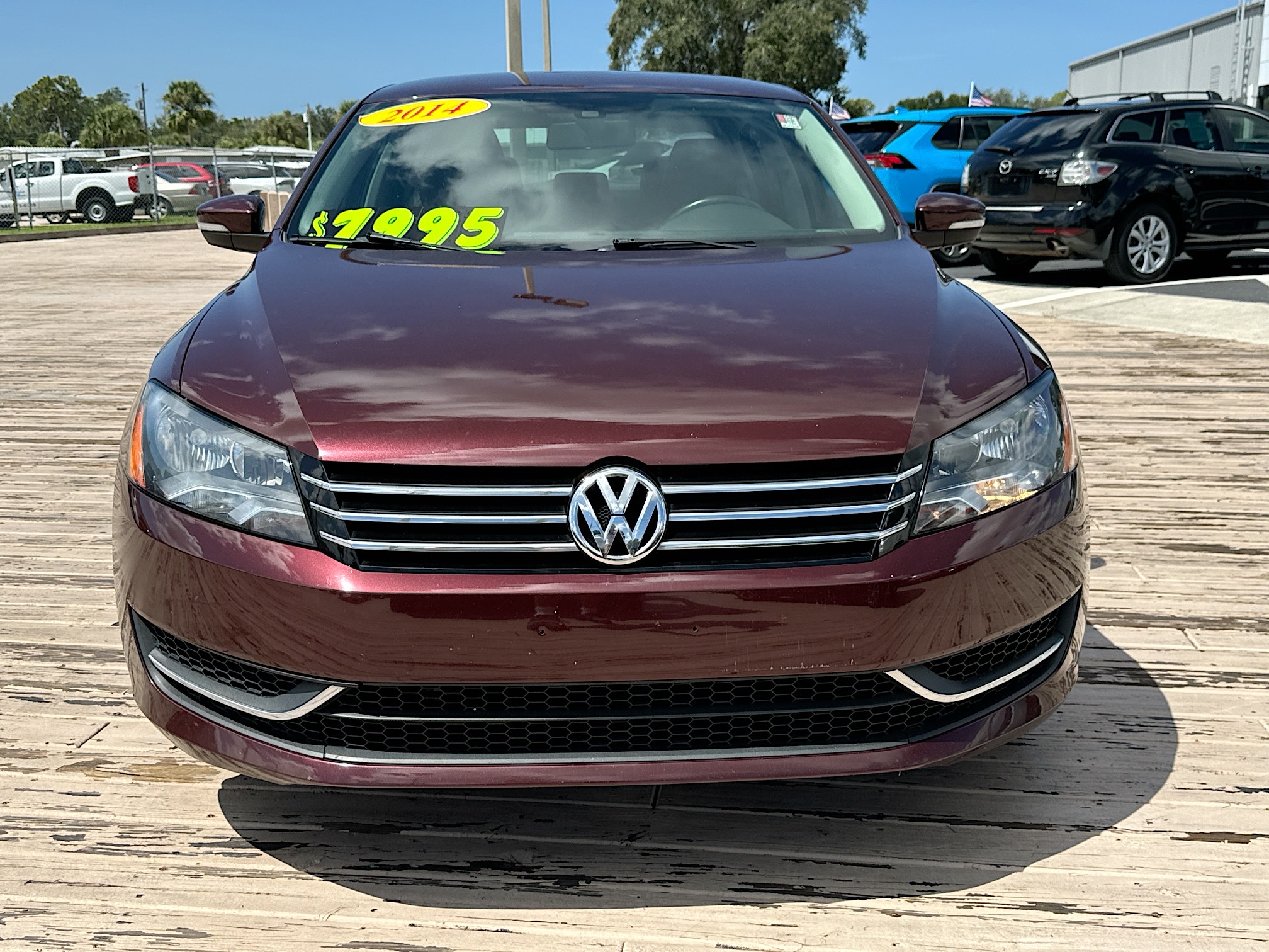 Used 2014 Volkswagen Passat Wolfsbug Edition with VIN 1VWAT7A34EC079494 for sale in Sarasota, FL