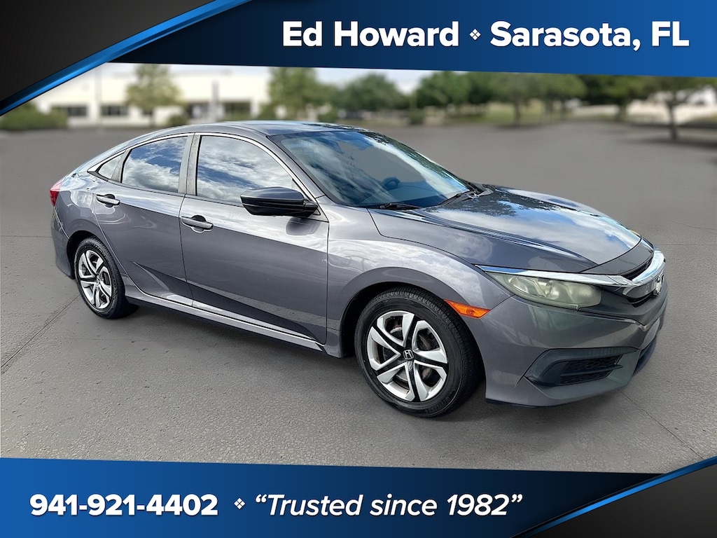 Used 2016 Honda Civic LX Sedan