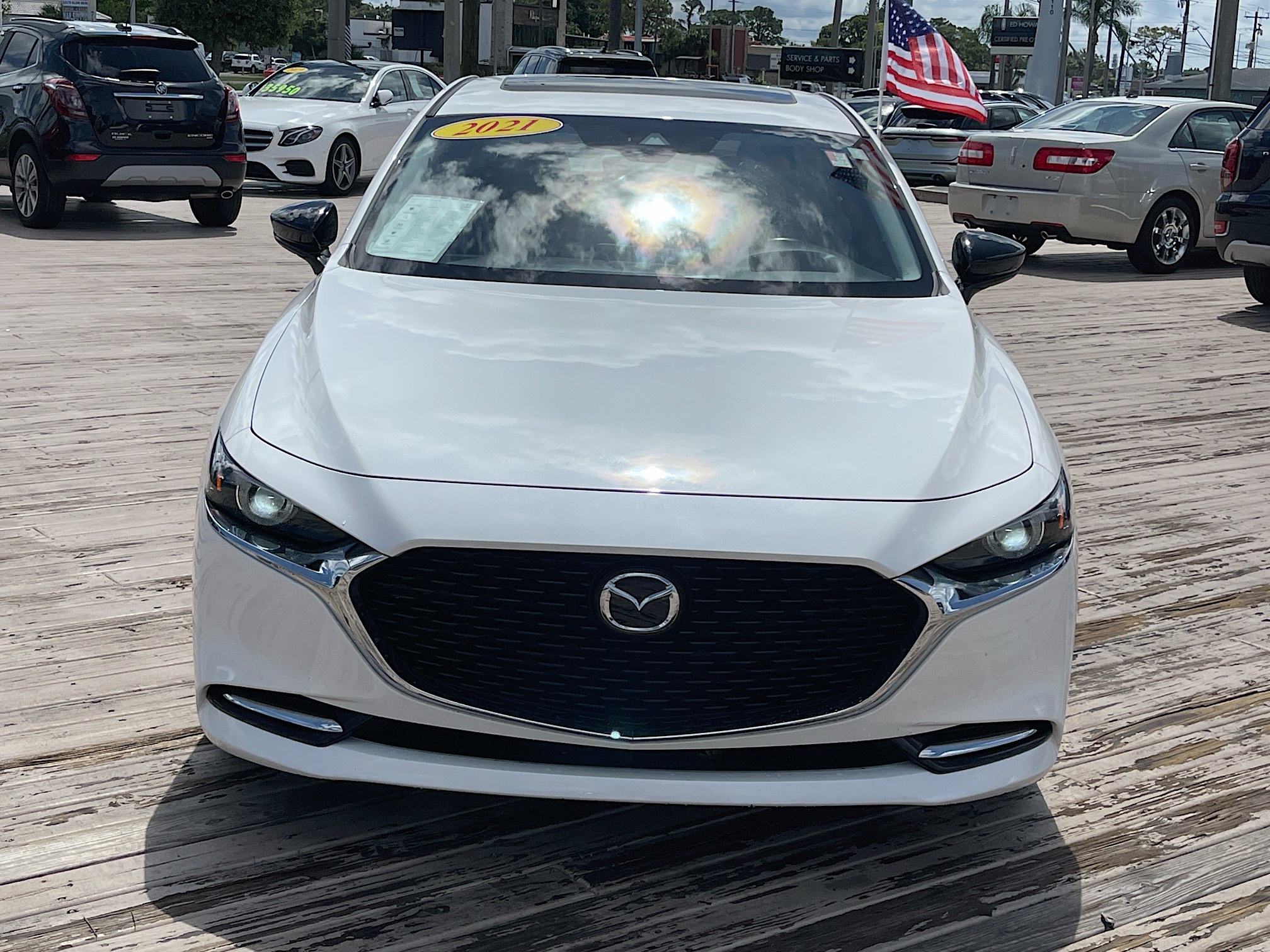 Used 2021 Mazda Mazda3 Turbo with VIN JM1BPBAY3M1326394 for sale in Sarasota, FL