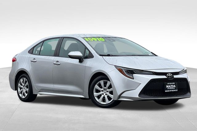 Used 2021 Toyota Corolla LE with VIN 5YFEPMAE2MP202949 for sale in Vacaville, CA