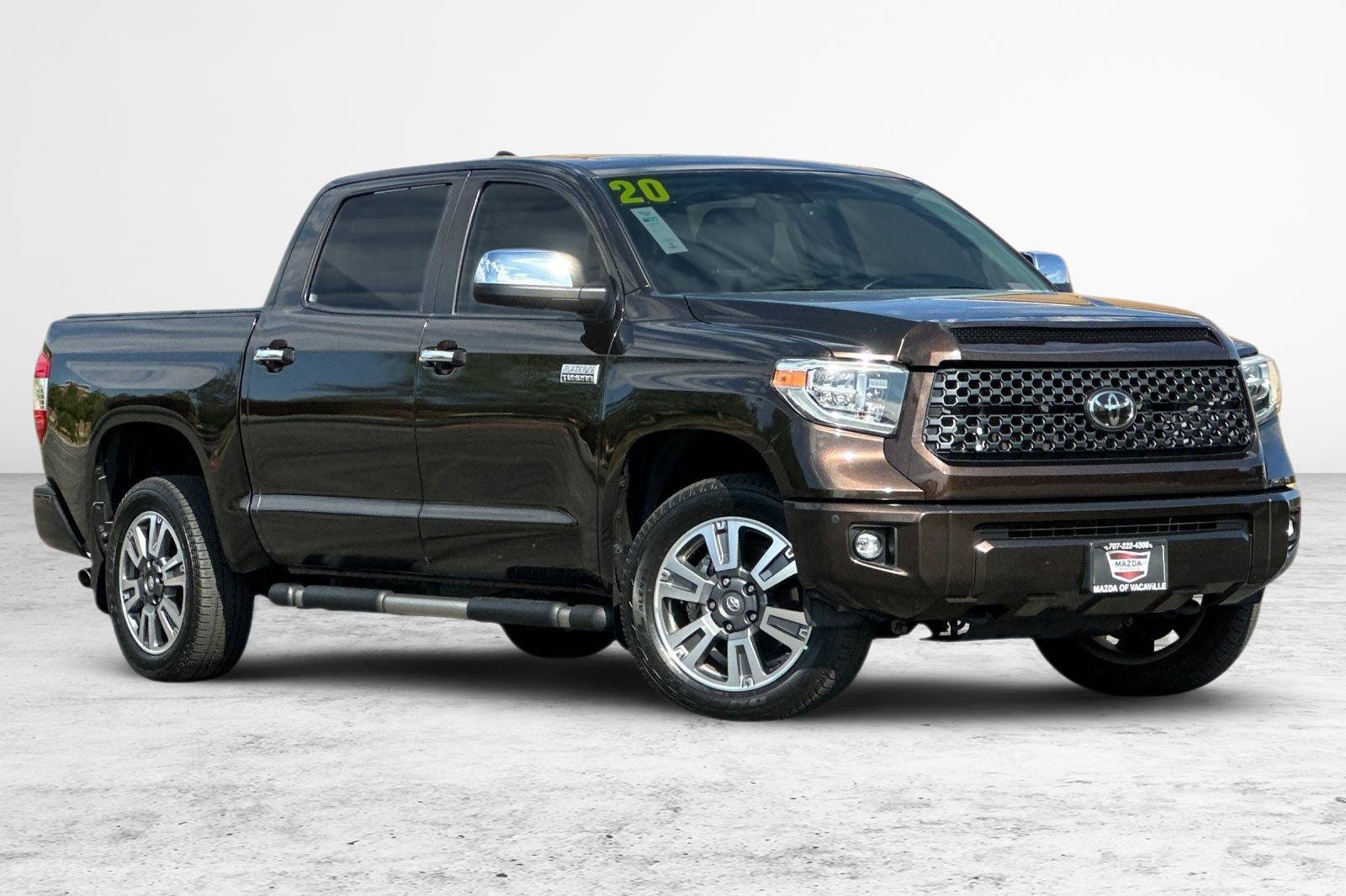 Used 2020 Toyota Tundra Platinum with VIN 5TFAY5F15LX935326 for sale in Vacaville, CA