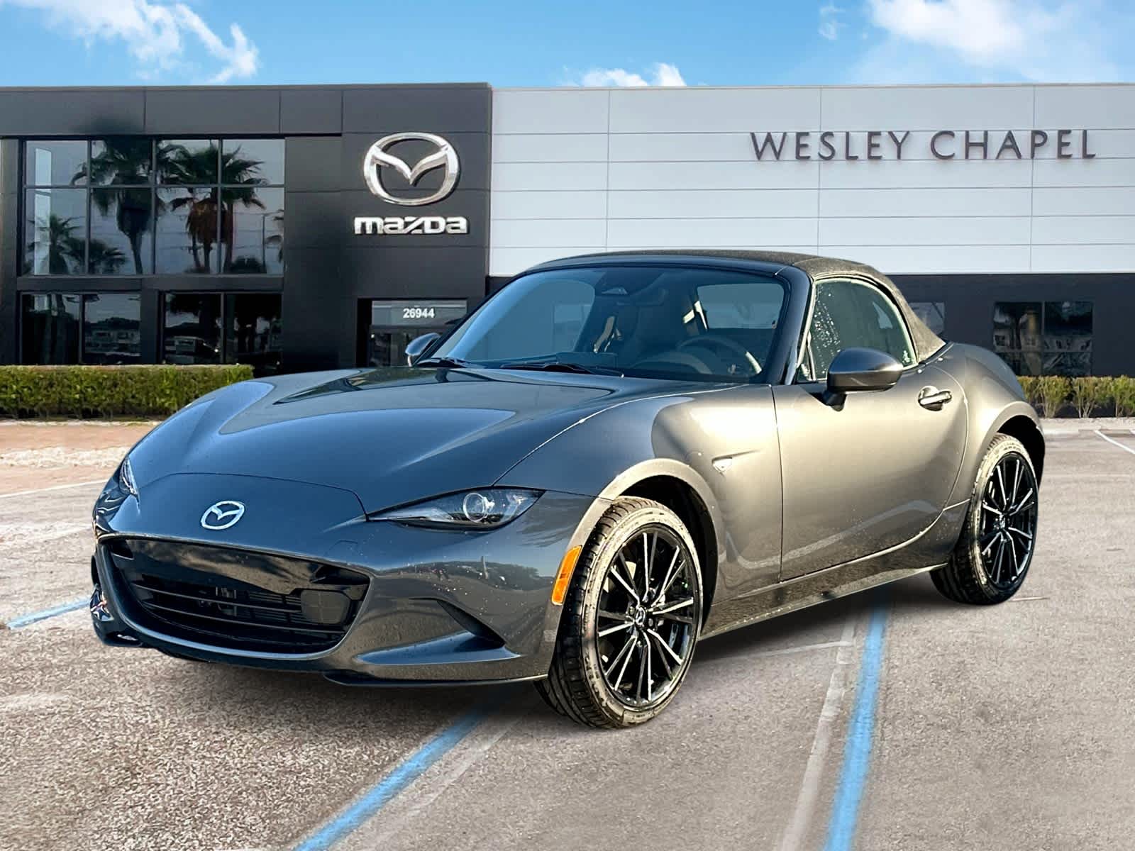 New 2026 Mazda MX-5 Miata Convertible Grand Touring Machine Gray