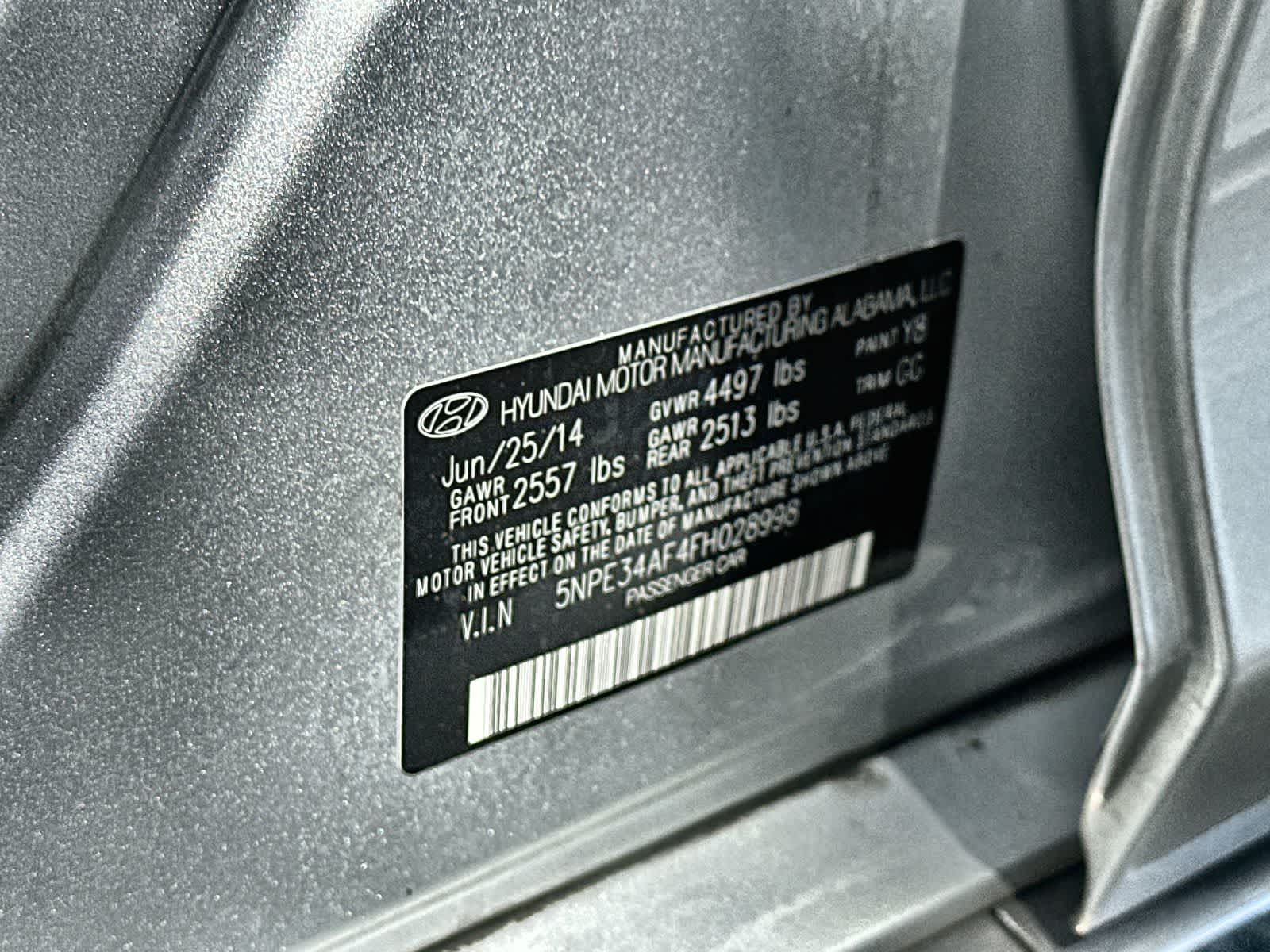 Thumbnail: 2015 Hyundai Sonata - 25