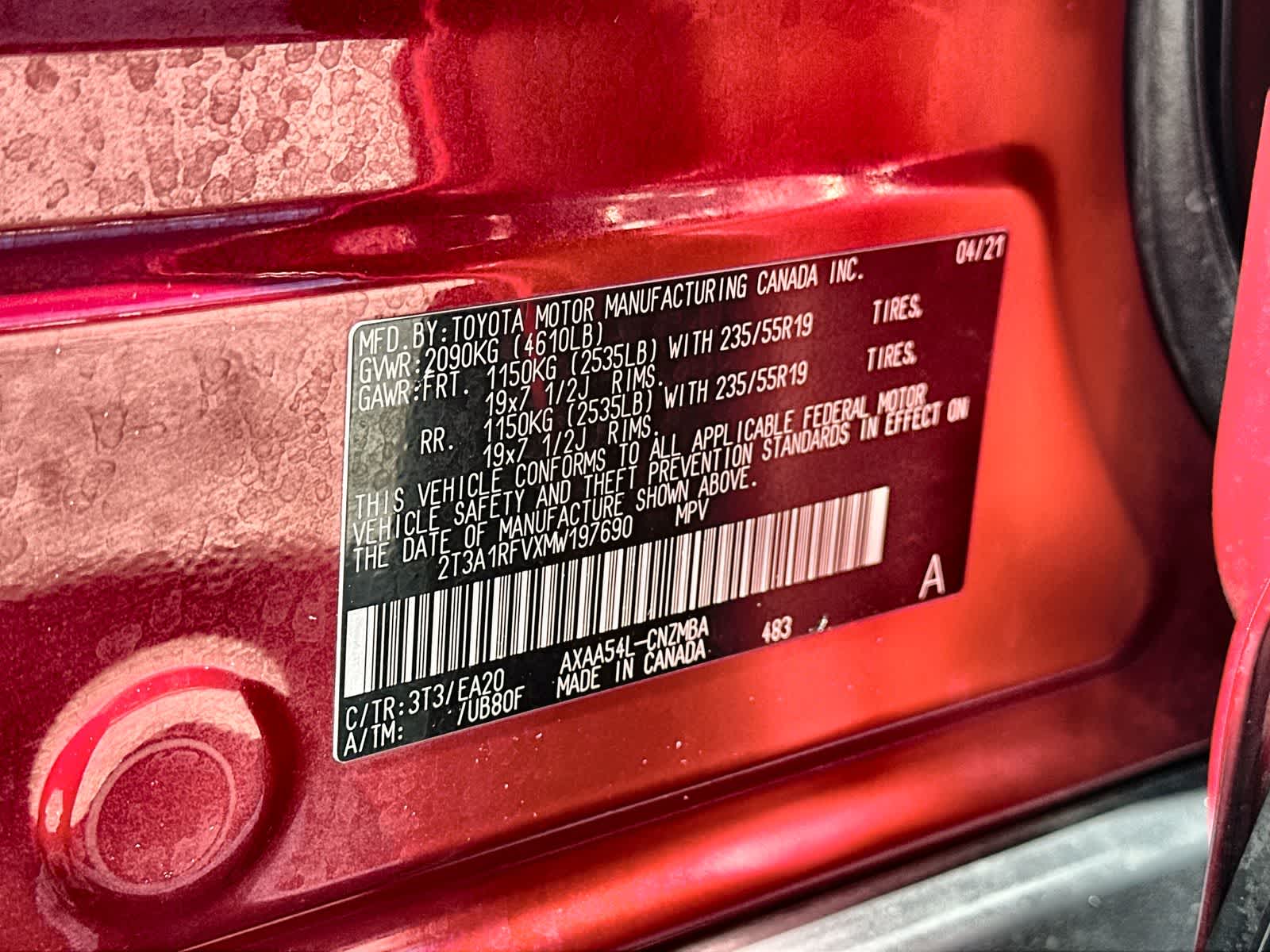 Thumbnail: 2021 Toyota RAV4 - 25