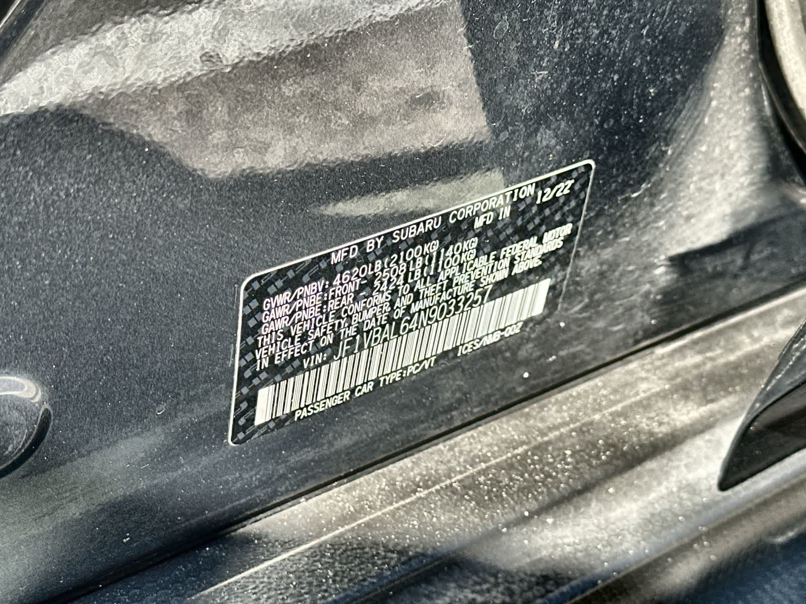 Thumbnail: 2022 Subaru WRX - 25