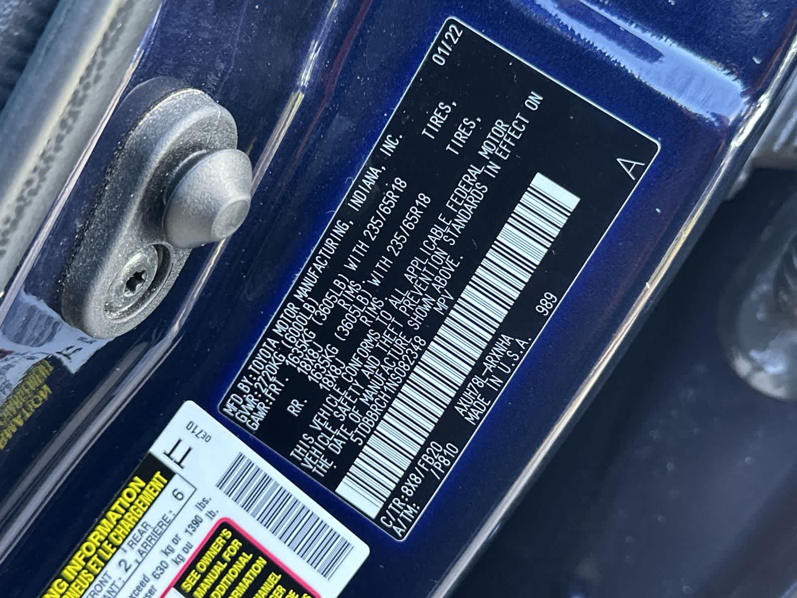 Thumbnail: 2022 Toyota Highlander - 21