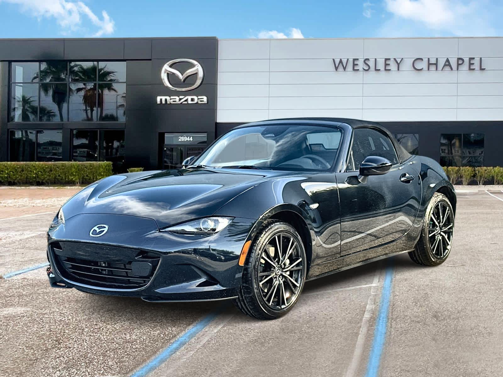 New 2026 Mazda MX-5 Miata Convertible Grand Touring Jet Black Mica