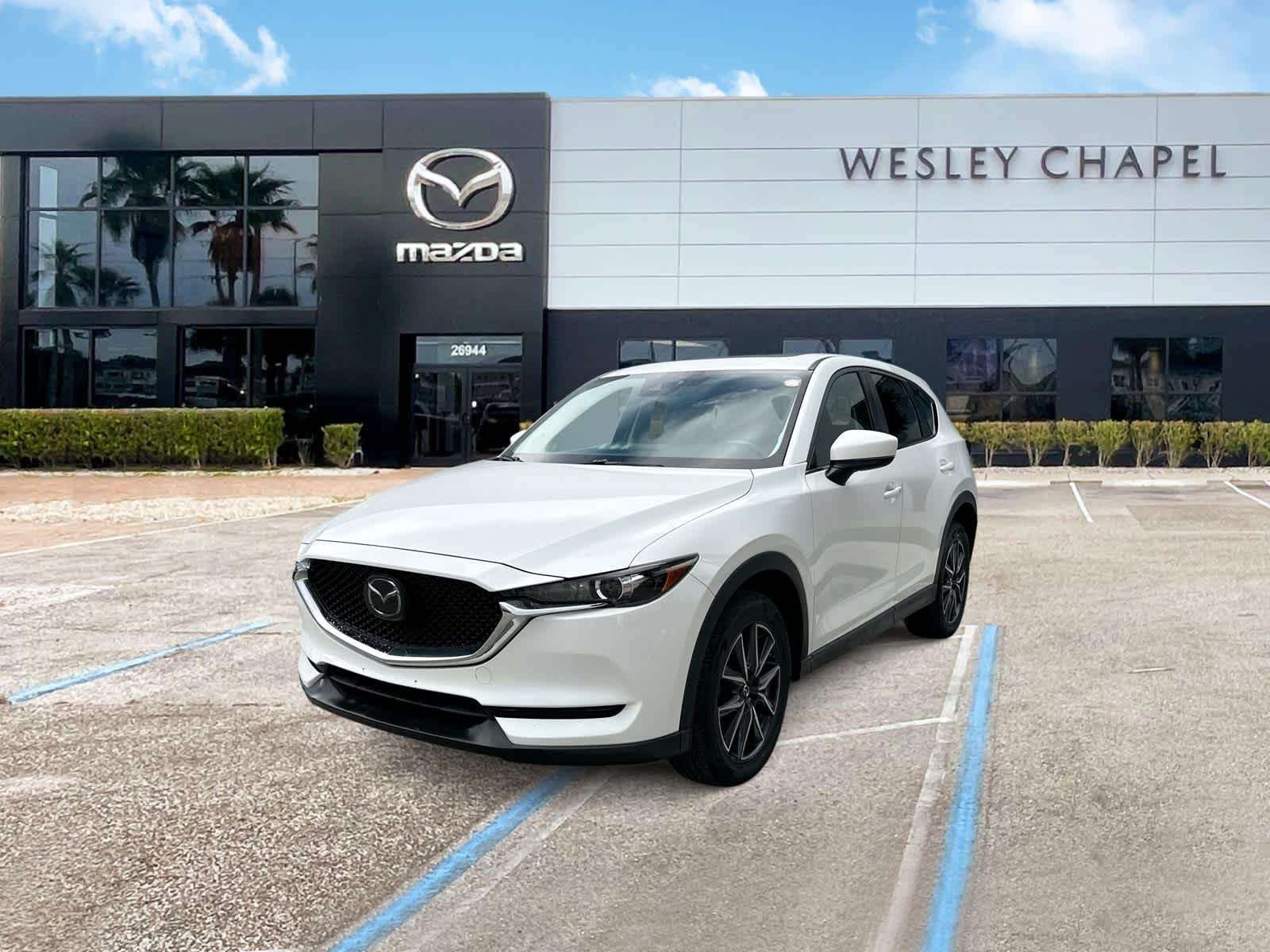 Used 2018 Mazda SUV Touring Snowflake White Pearl Mica For Sale at