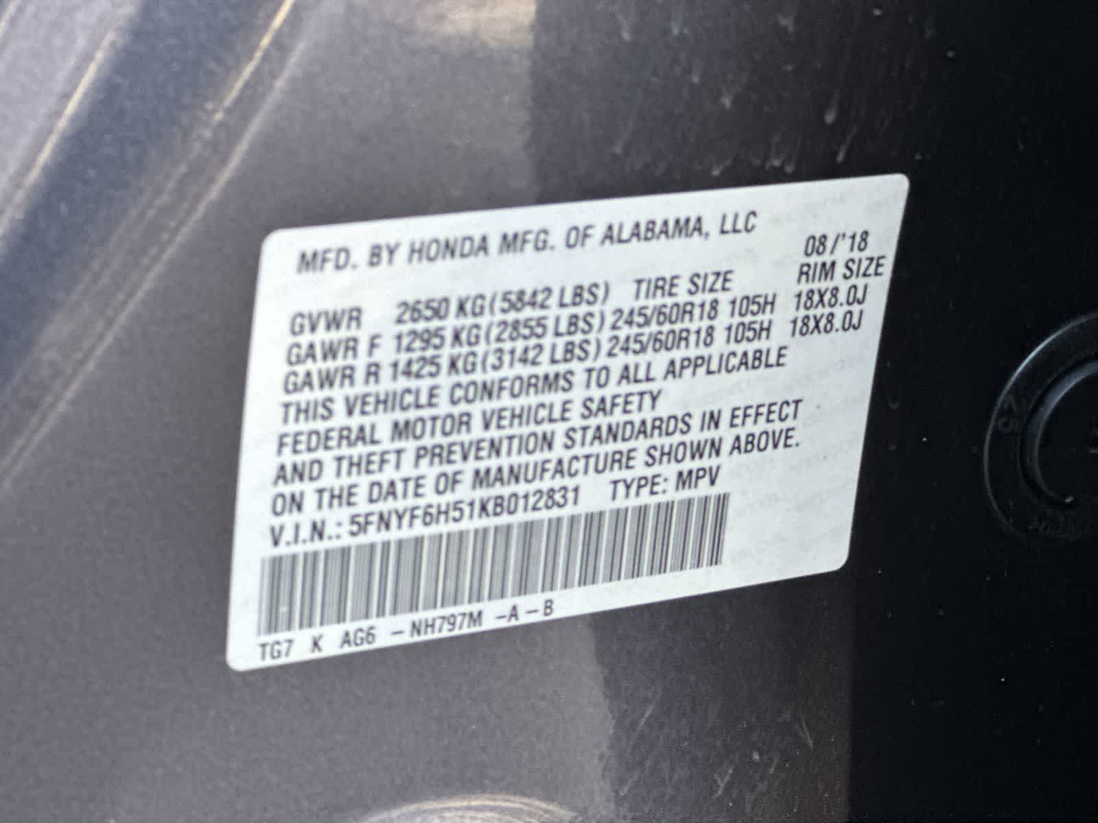 Thumbnail: 2019 Honda Pilot - 21