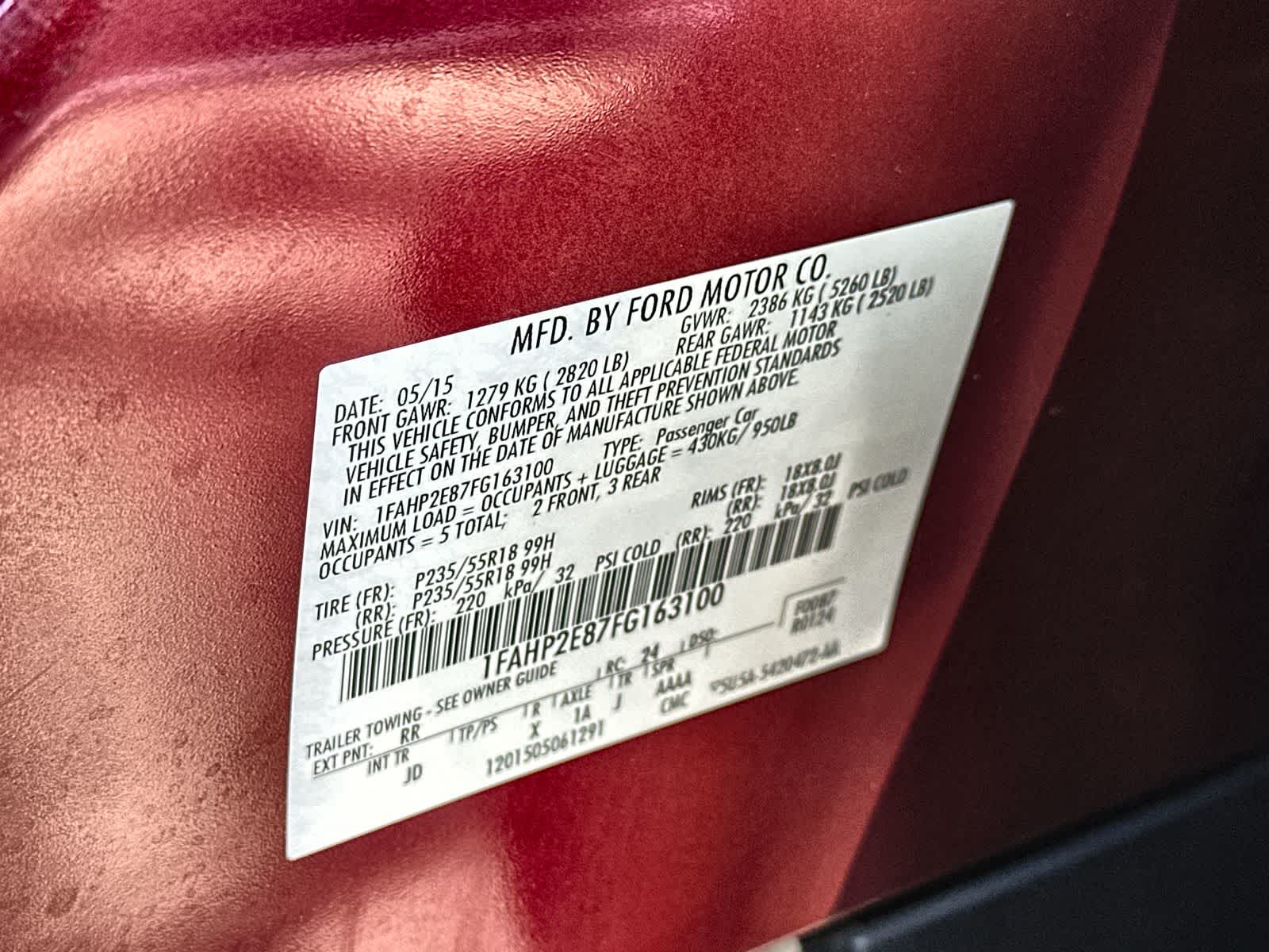 Thumbnail: 2015 Ford Taurus - 25