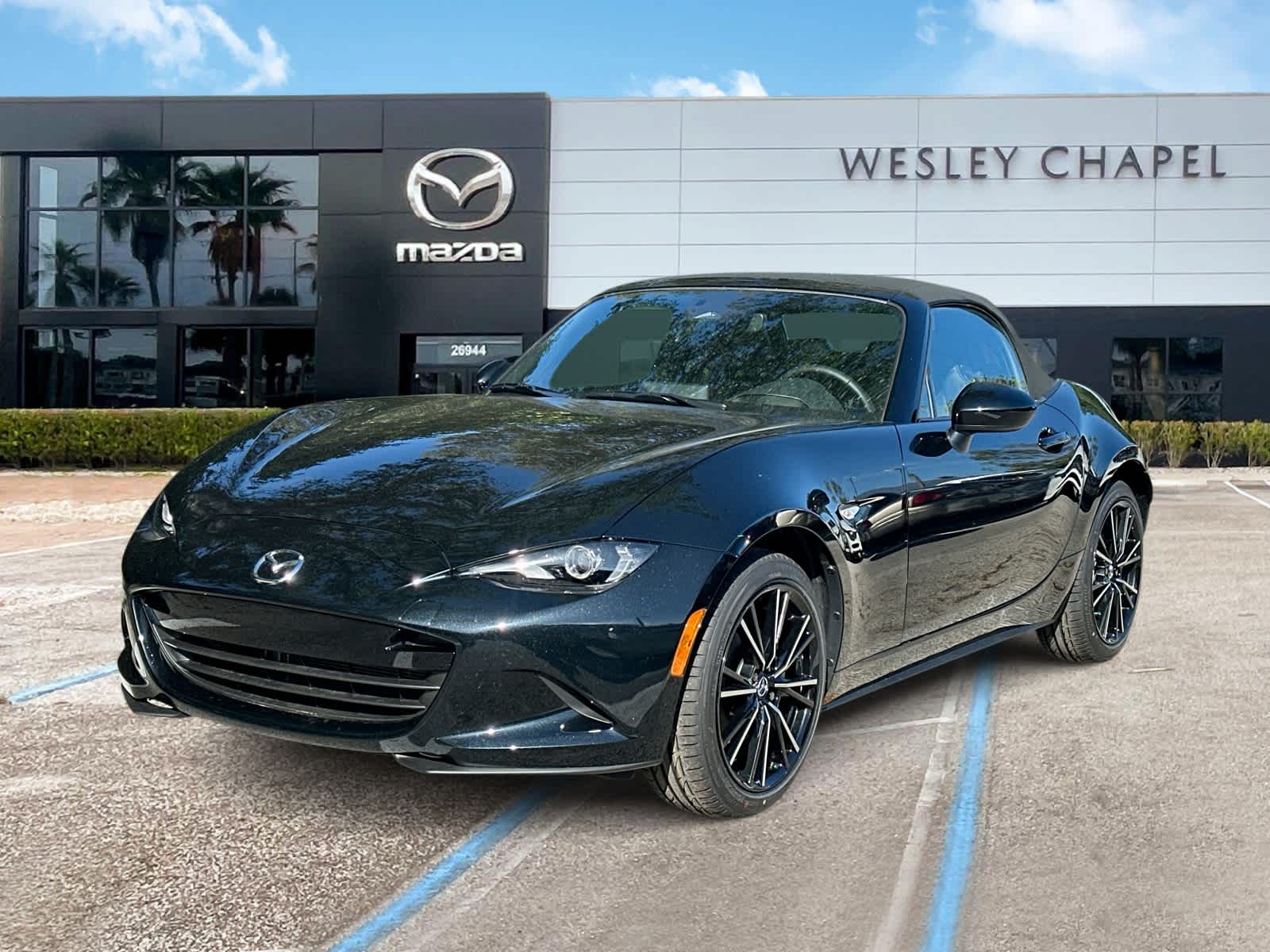 New 2026 Mazda MX-5 Miata Convertible Grand Touring Jet Black Mica