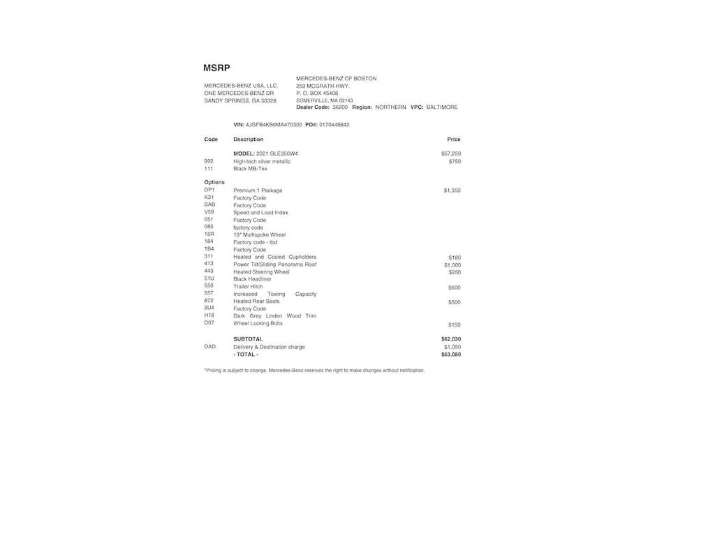 Certified 2021 Mercedes-Benz GLE 350 4MATIC SUV