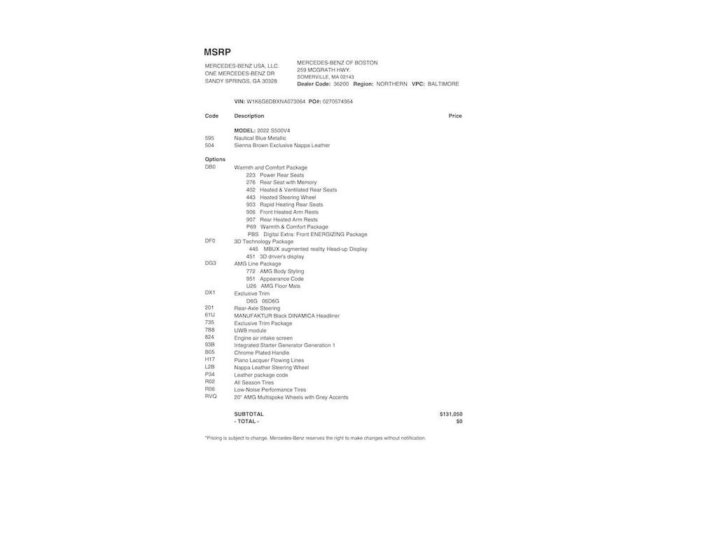 Certified 2022 Mercedes-Benz S-Class S 500 4MATIC Sedan