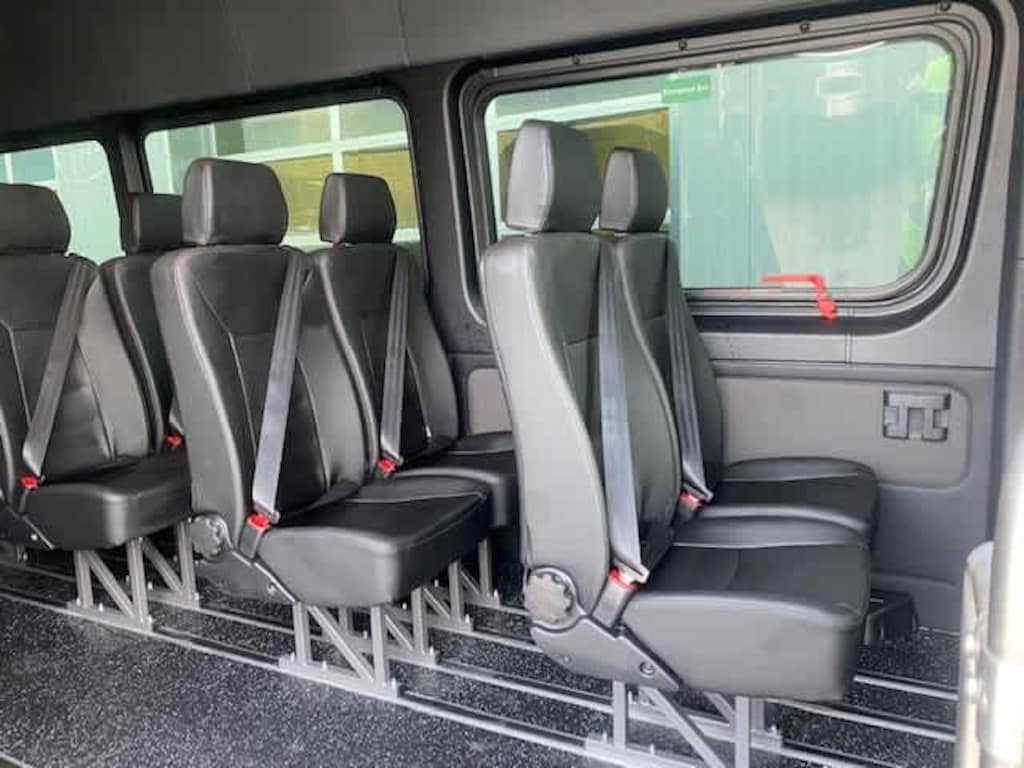 New 2024 Mercedes-Benz Sprinter 3500 HR 170" wb Ext 15 Seat Smartliner Passenger Van Van Extended Cargo Van