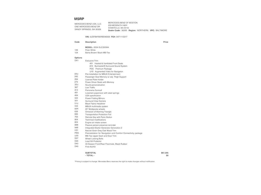 Certified 2024 Mercedes-Benz GLE 350 4MATIC SUV