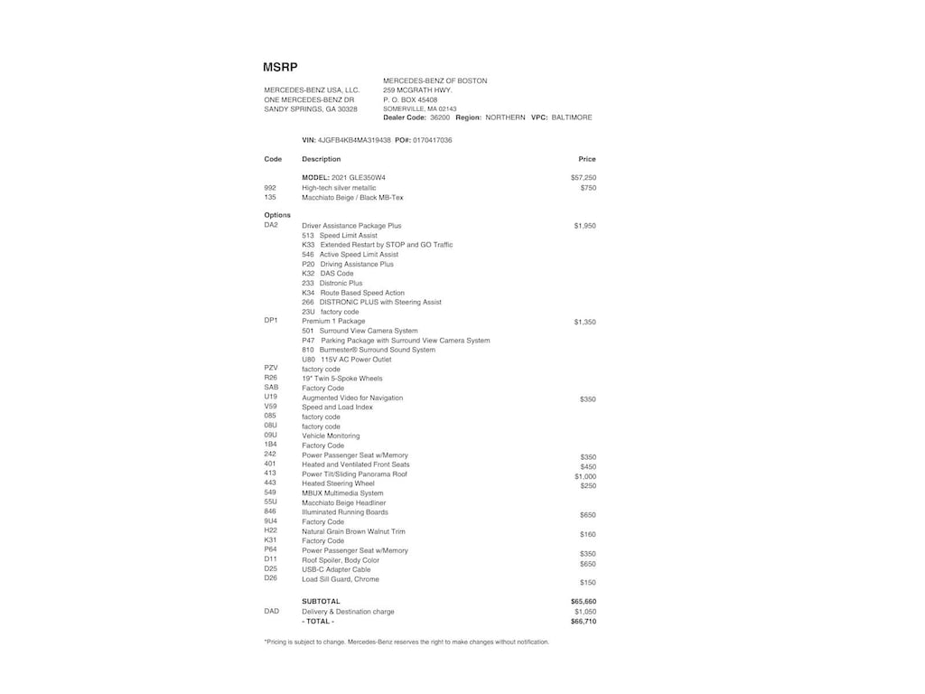 Certified 2021 Mercedes-Benz GLE 350 4MATIC SUV