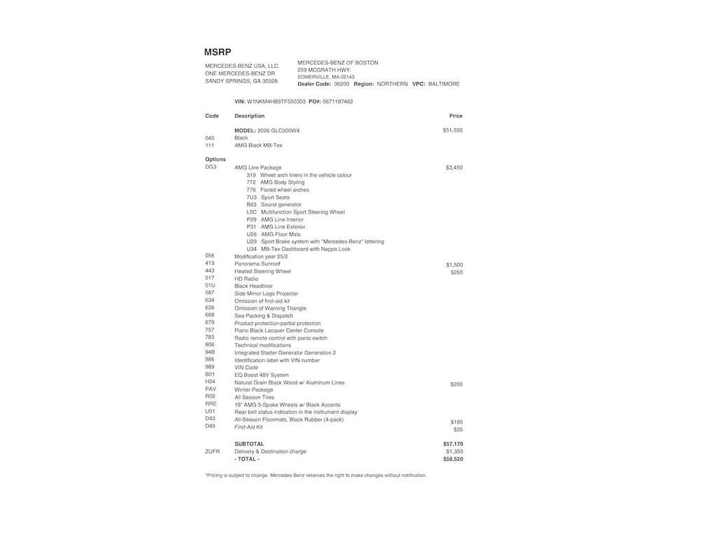 Certified 2026 Mercedes-Benz GLC 300 4MATIC SUV