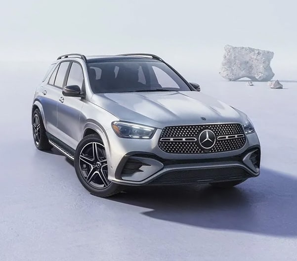 GLE 350 4MATIC Pinnacle Trim in Cirrus Silver with AMG Line Exterior and Night Package
