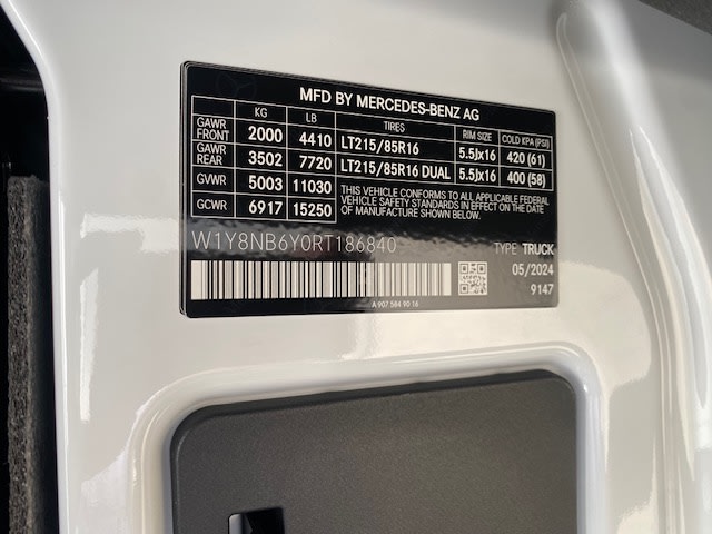 used 2024 Mercedes-Benz Sprinter 3500 XD car, priced at $65,028