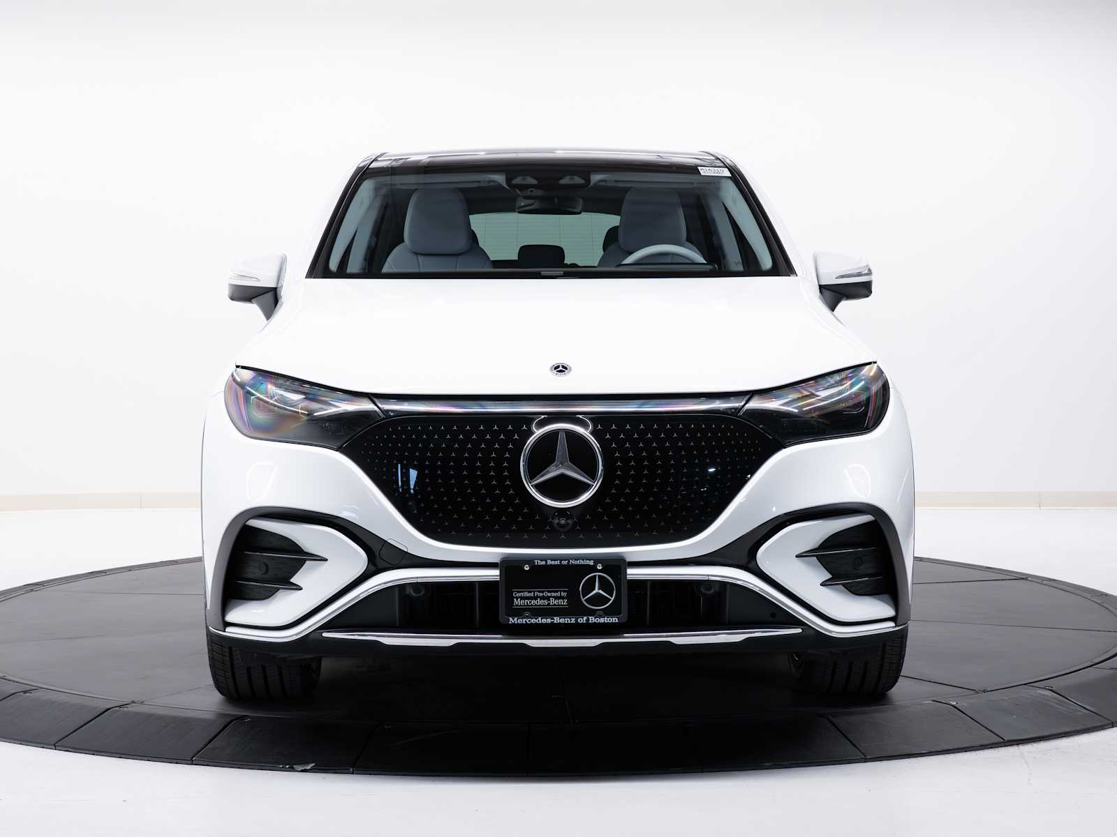 Certified 2023 Mercedes-Benz EQE SUV Base with VIN 4JGGM1CB1PA014821 for sale in Somerville, MA