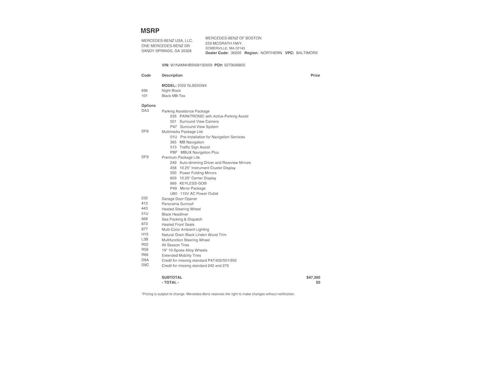 Certified 2022 Mercedes-Benz GLB 250 4MATIC SUV