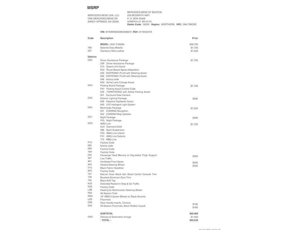 Certified 2021 Mercedes-Benz C-Class C 300 4MATIC Cabriolet