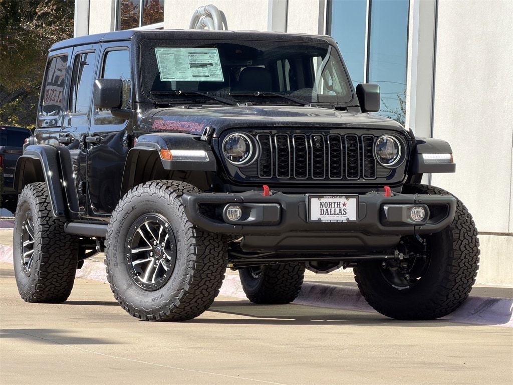 New 2025 Jeep Wrangler 4-DOOR RUBICON X Sport Utility