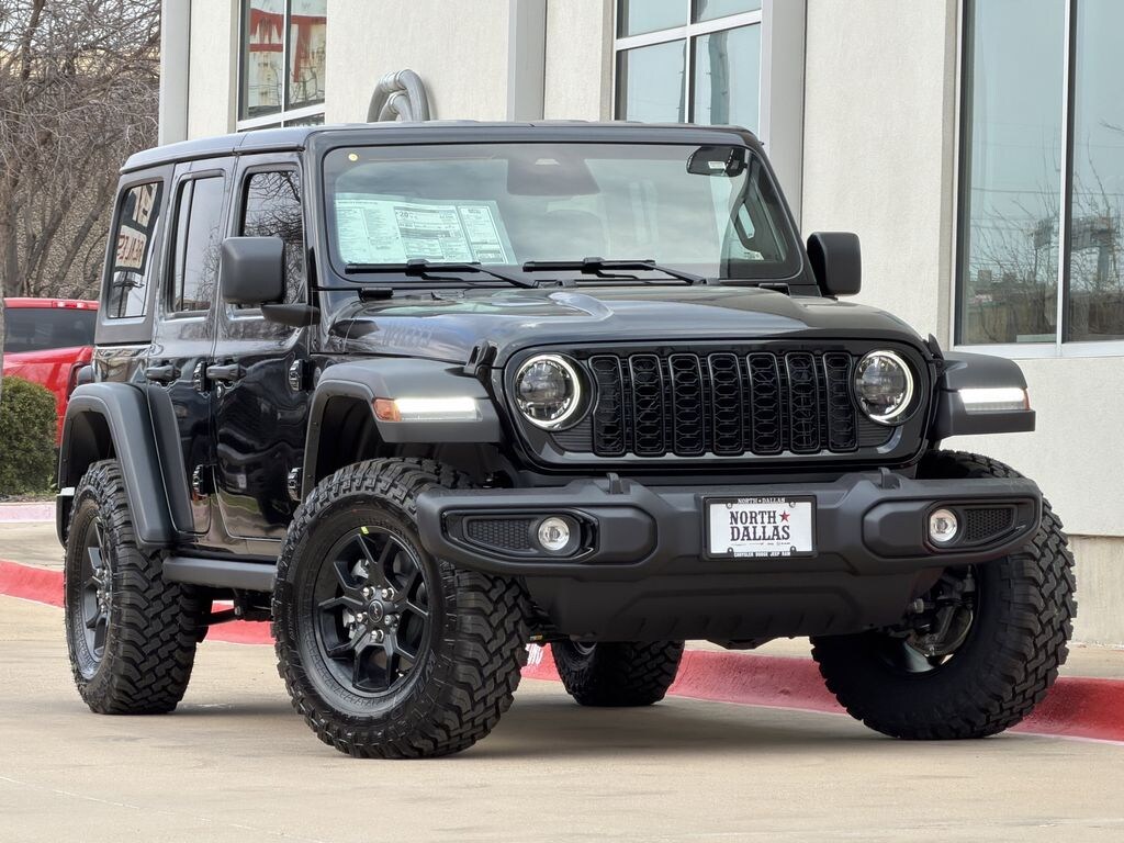 New 2026 Jeep Wrangler 4-DOOR WILLYS Sport Utility