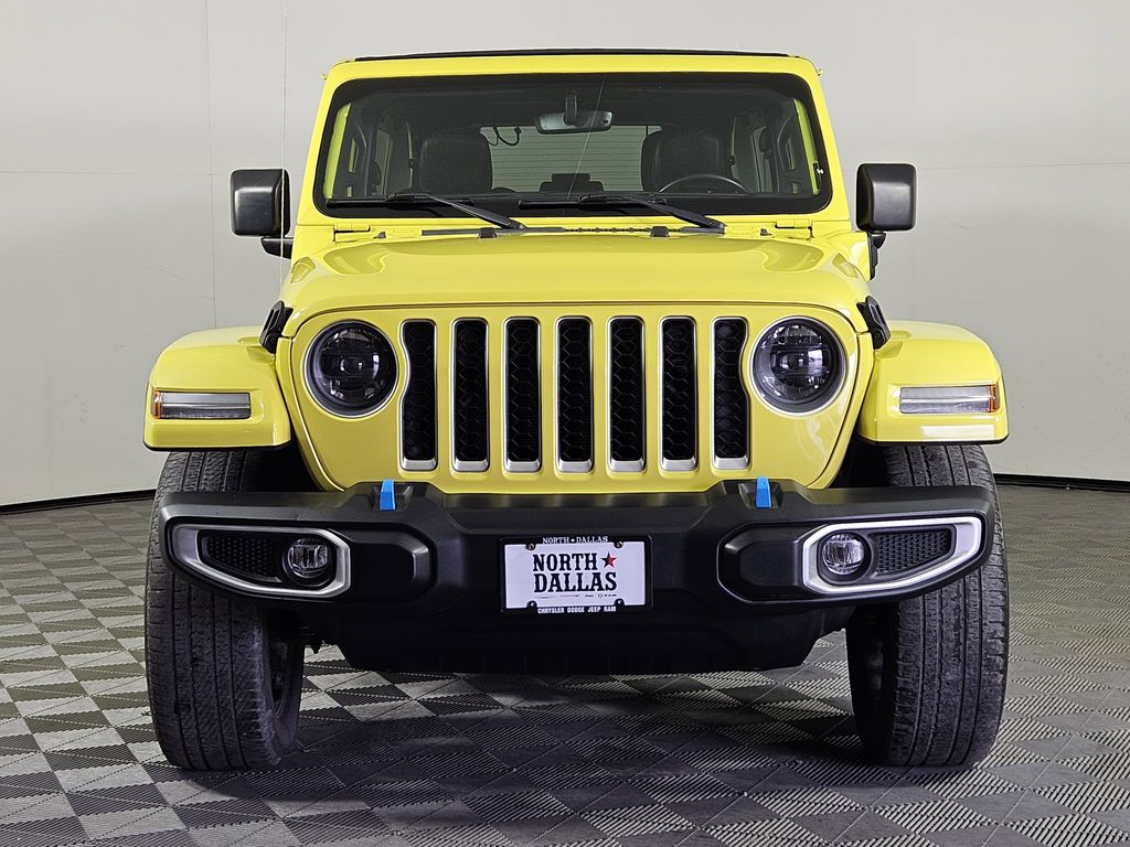 Used 2023 Jeep Wrangler 4xe Sahara 4XE with VIN 1C4JJXP62PW536914 for sale in Dallas, TX