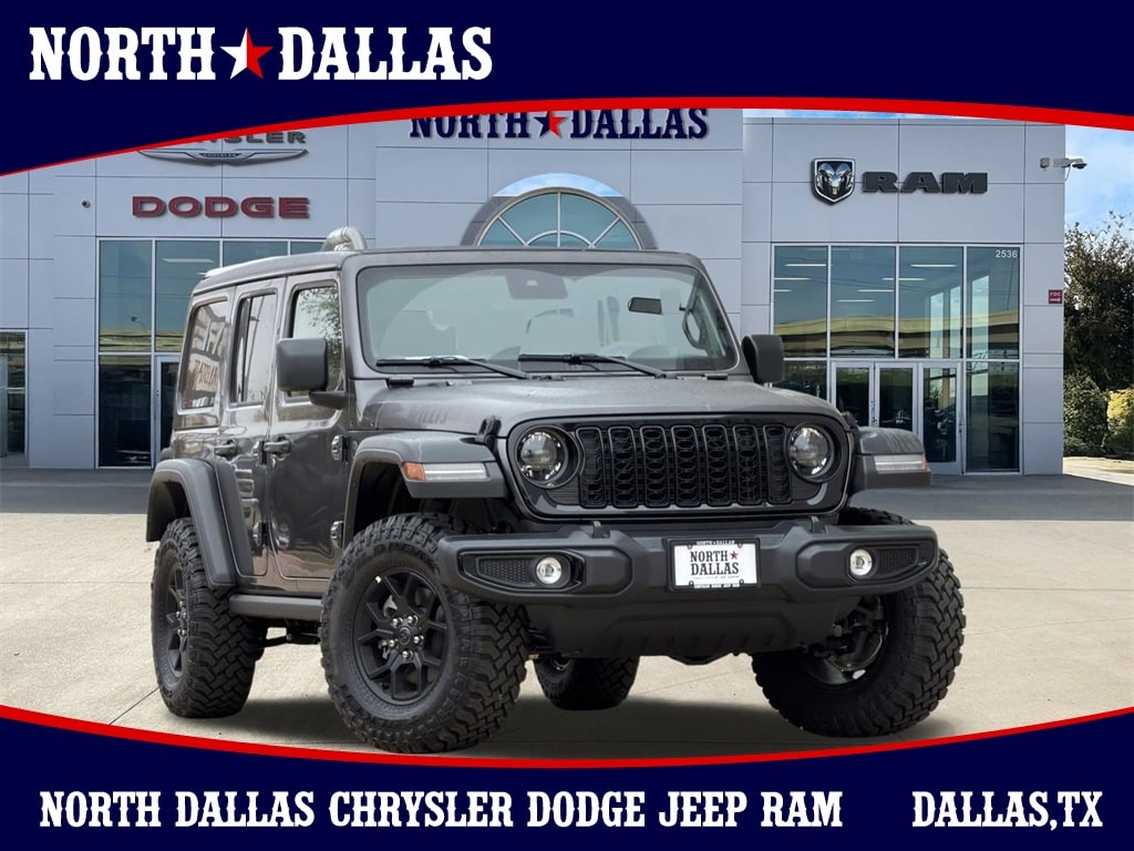 New 2025 Jeep Wrangler 4-DOOR WILLYS Sport Utility