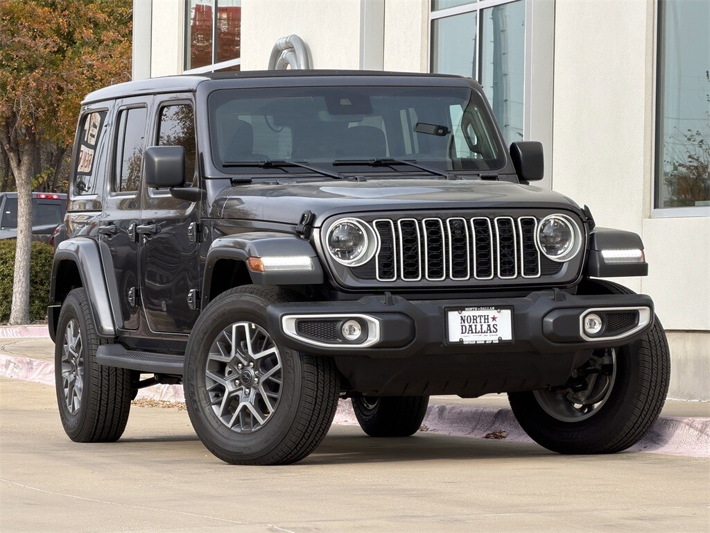 New 2025 Jeep Wrangler 4-DOOR SAHARA Sport Utility