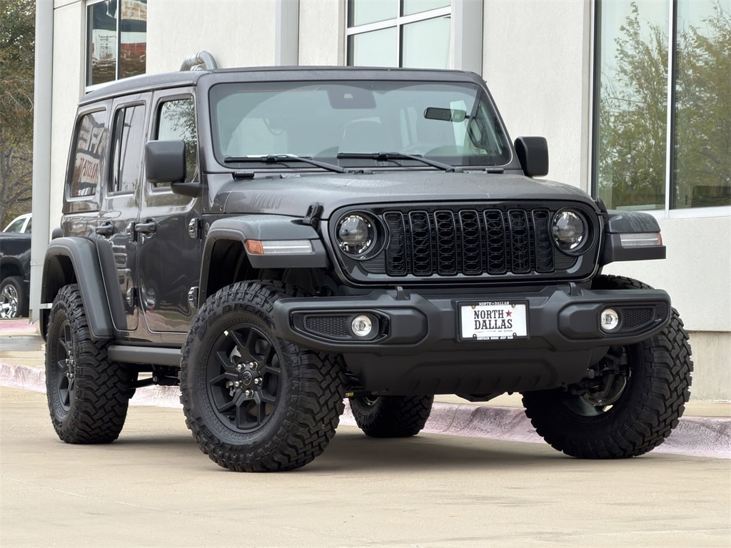 New 2025 Jeep Wrangler 4-DOOR WILLYS Sport Utility