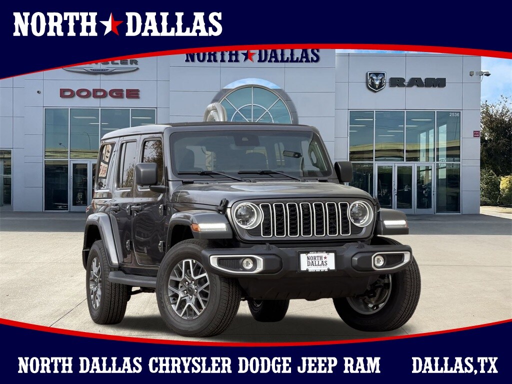 New 2025 Jeep Wrangler 4-DOOR SAHARA Sport Utility