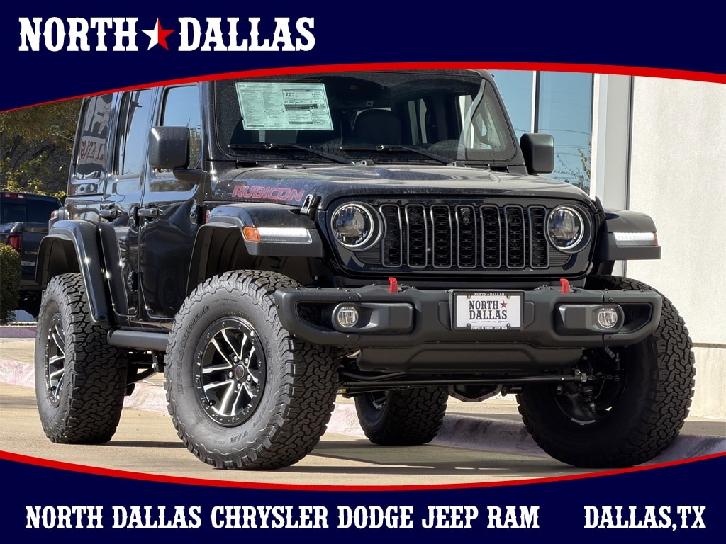 New 2025 Jeep Wrangler 4-DOOR RUBICON X Sport Utility