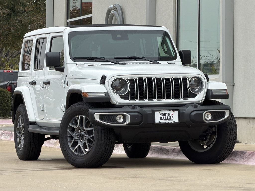 New 2025 Jeep Wrangler 4-DOOR SAHARA Sport Utility