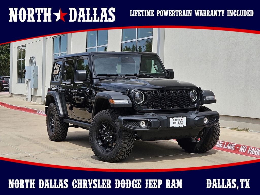 New 2026 Jeep Wrangler 4-DOOR WILLYS Sport Utility