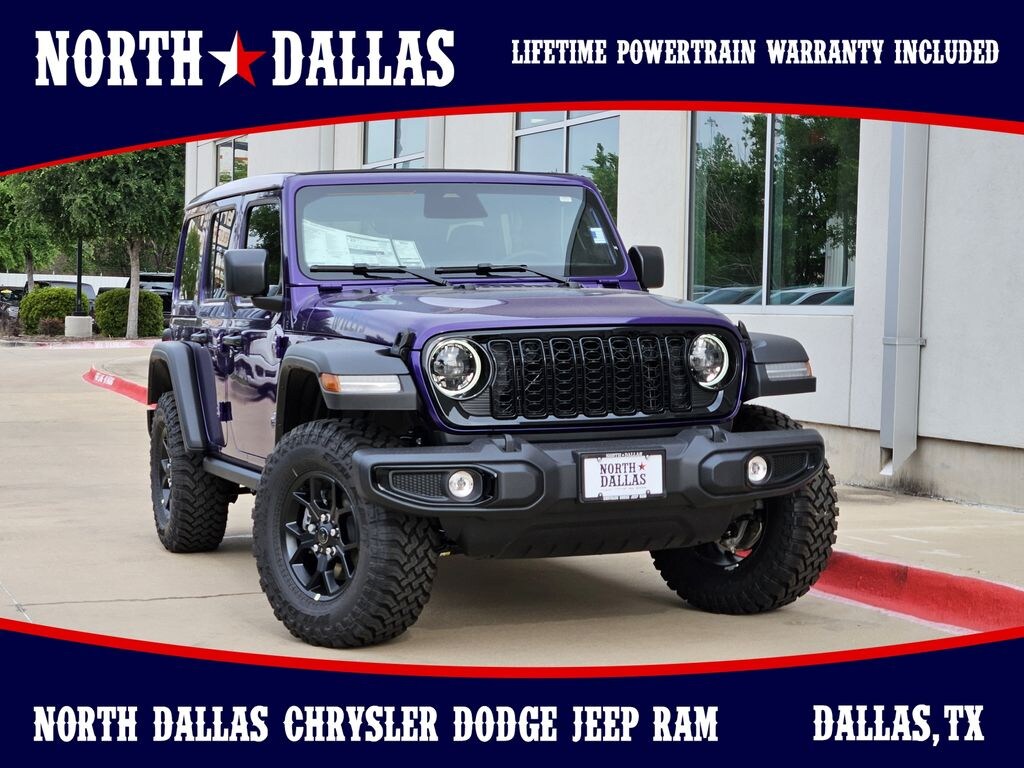 New 2026 Jeep Wrangler 4-DOOR WILLYS Sport Utility